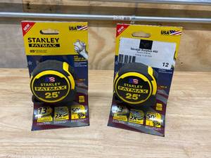 lot 12 image: STANLEY Lot of 2-  FATMAX 25 ft. Tape Measures