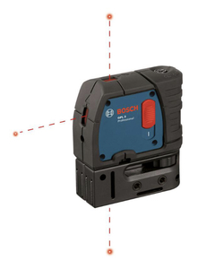 lot 18 image: BOSCH 100 ft. Self Leveling 3 Point Laser with Mounting Strap and Belt Pouch