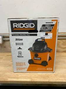lot 23 image: RIGID 6 Gal. 3.5-Peak HP Wet Dry Vac