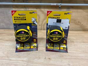 lot 24 image: STANLEY Lot of 2-  FATMAX 25 ft. Tape Measures