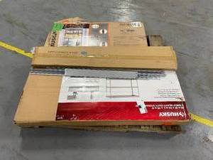 lot 26 image: Lot of 2 Shelving Units With Extra Parts