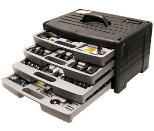 lot 60 image: WORKER 4-Drawer Tool Chest with 105-Piece Tool Kit
