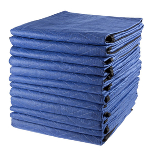 lot 53 image: STALWART Oversized Dual Layer Padded Moving Blanket Set (12-Pack)
