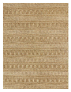 lot 68 image: HAMPTON BAY Natural Tan 8 ft. x 10 ft. Striped IndoorOutdoor Area Rug