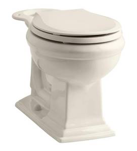 lot 99 image: KOHLER Memoirs Comfort Height Round Front Toilet Bowl Only in Biscuit