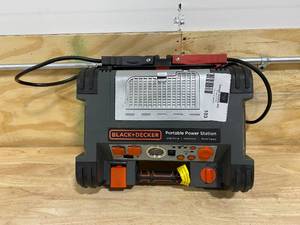 lot 103 image: BLACK  DECKER 500-Watt Portable Power Station
