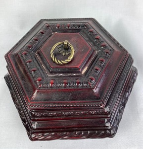 6 Sided Carved Box