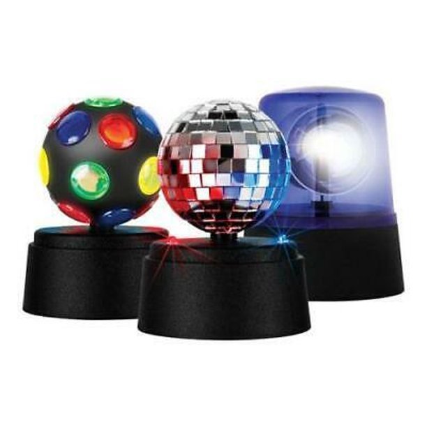 lot 42 image: Sharper Image Party Novelty Lights Plastic 3 pk