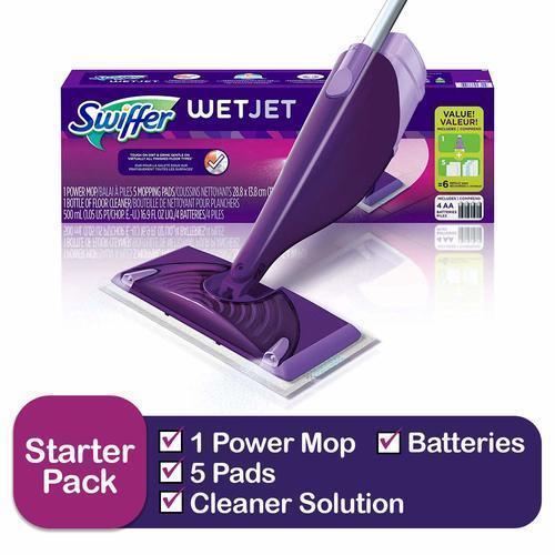 lot 43 image: Swiffer WetJet Floor Mops & Brooms Starter Kit