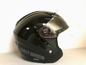 Harley-Davidson HD-J1V Black Motorcycle Helmet (DOT Certified, Size Small)