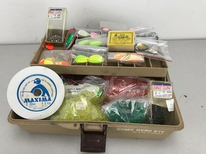 Tackle Box Full of Spinners, Beads, and More