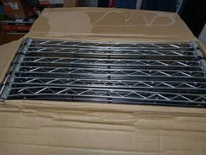 lot 8 image: HDX 6 Shelf Storage System not used