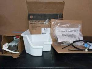lot 72 image: Ice Maker Kit for Top Mount Refrigerators by GE - open box never used