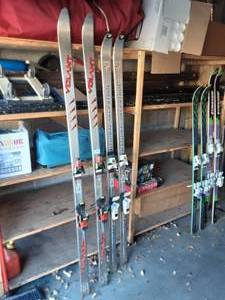 2-Pair Down Hill Skis (Volart) 76 & 80
