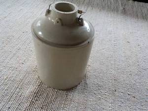 lot 46 image: Crock Jug 17 High 12 Diameter...