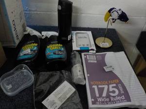 lot 113 image: Misc. Lot- masks, spray Bottles, Be...