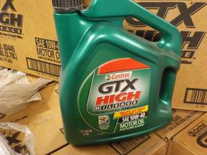 lot 180 image: 1 Gallon Castrol GTX High Milage SA...