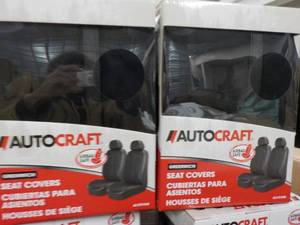 lot 194 image: Lot of 2 AutoCraft Seat Covers...