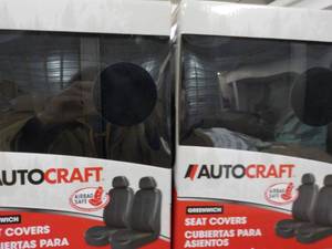 lot 195 image: Lot of 2 AutoCraft Seat Covers...