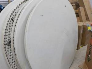 lot 215 image: 5 ft Diameter Round Collapsible Tab...