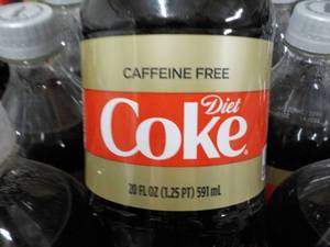 lot 225 image: 2 cases of 24 Bottles Caffeine Free...