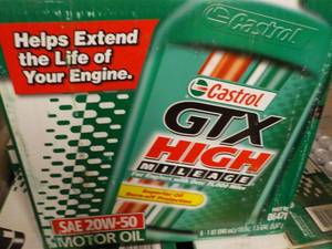 lot 236 image: 6  1qt. Bottles Castrol GTX High Mi...