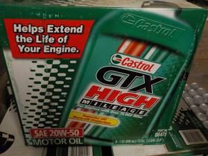 lot 237 image: 6 1qt Bottles Castrol GTX High Mila...