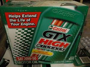 lot 239 image: 6 1qt Bottles Castrol GTX High Mila...