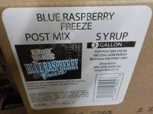 lot 245 image: 2 - 3 gallon Blue Raspberry Freeze ...