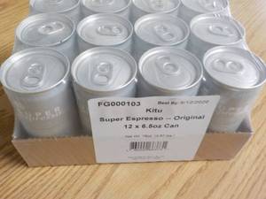 lot 246 image: 12 Pack 6.5 oz Kitu Super Expresso ...