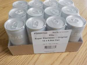 lot 247 image: 12 Pack 6.5 oz Kitu Super Expresso ...