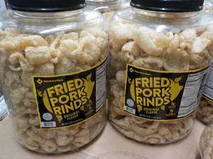 lot 253 image: 2 - 16 oz Fried Pork Rinds...