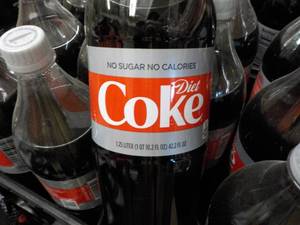 lot 260 image: 12 Pack 1.25 Liter Bottles Diet Cok...