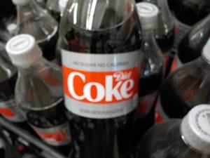 lot 261 image: 12 pack 1.25 Liter Bottles Diet Cok...