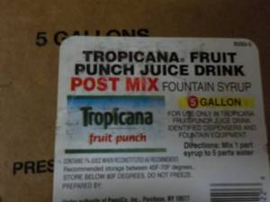 lot 269 image: 2 - 5 Gallon Tropicana Fruit Punch ...
