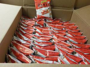 lot 277 image: Case of 104 Bags Cheetos Baked Flam...