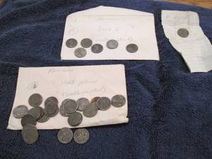 Wartime steel pennies...