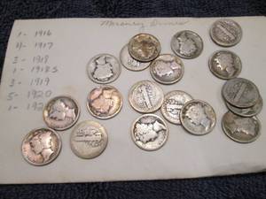 Mercury dimes...