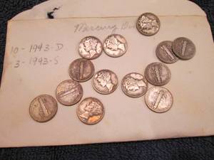 Mercury dimes...