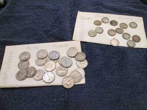 Older Canadian nickles and dimes...