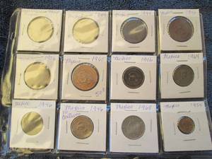 Page of coins from Mexico...
