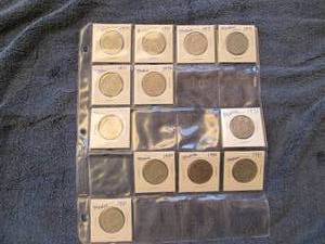 Page of coins from Mexico...