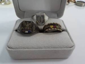Sterling silver rings...