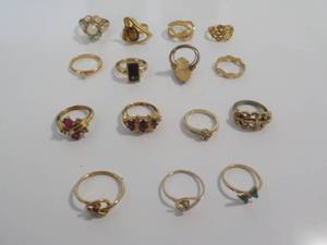 Costume jewelry rings...