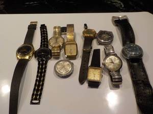lot of watches...