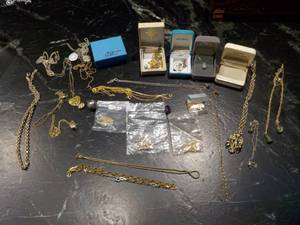 jewelry in a storage box...