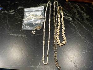 shell and pearl jewelry...