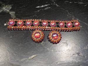 vintage bracelet and earrings...