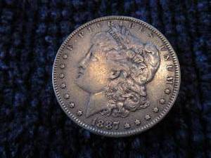 1887 Morgan Dollar...