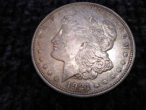 1921 D Morgan Dollar...